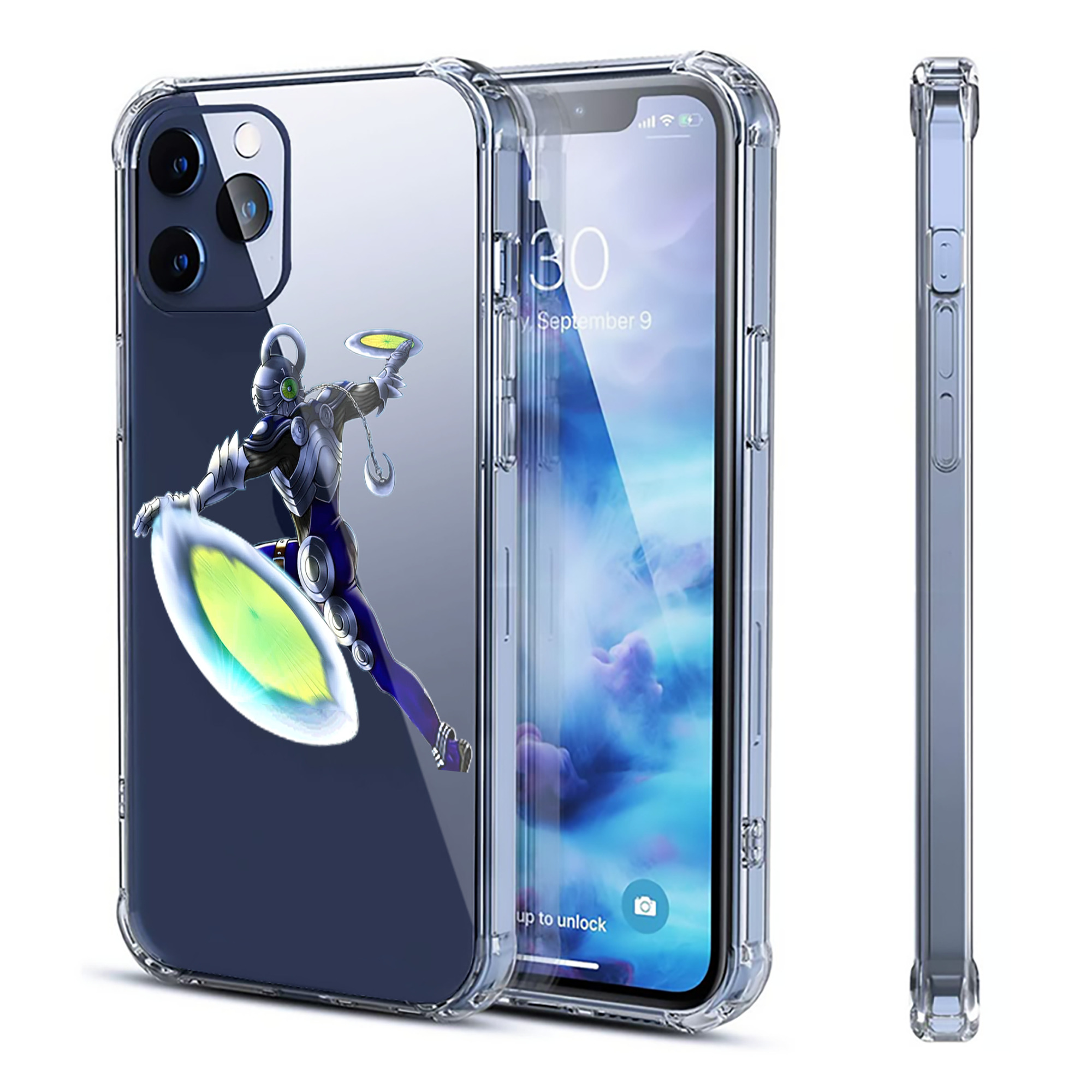 （画像用） 遊☆戯☆王 Yu-Gi-Oh! 【iPhone 12シリーズ対応】透明スマホケース（クリアソフトケース）